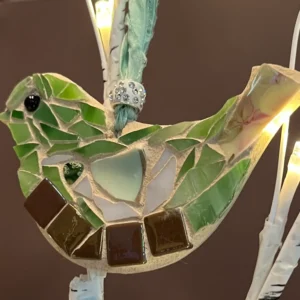 Green Bird Ornament
