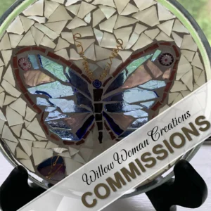 “Butterfly” – Commissioned Mosaic Display Plate