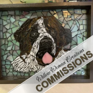 “Moose” – Commissioned Mosaic Portrait