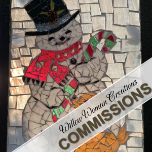 “Snow Friends” – Commissioned Holiday Mosaic